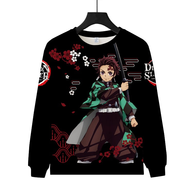 Anime wholesale Demon Slayer Boys And Girls 3D printing Sweatshirt