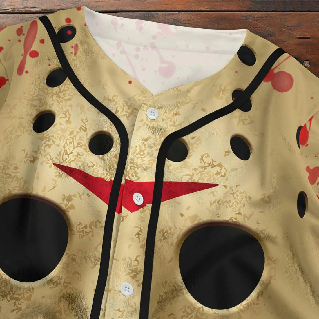Halloween Horror Creepy Movie Outfit, Bloody Spooky Jersey