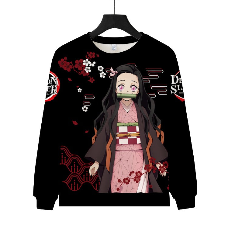 Anime wholesale Demon Slayer Boys And Girls 3D printing Sweatshirt