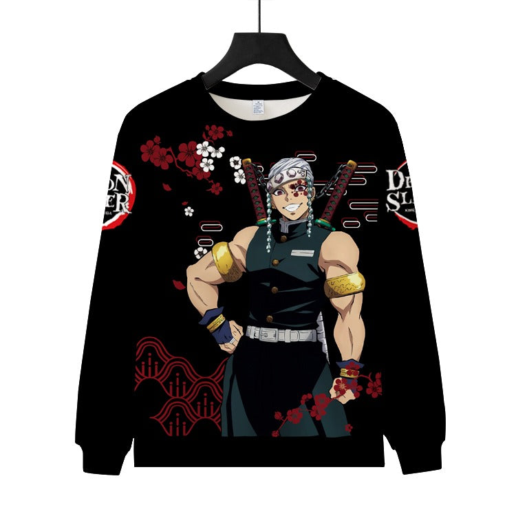 Anime wholesale Demon Slayer Boys And Girls 3D printing Sweatshirt