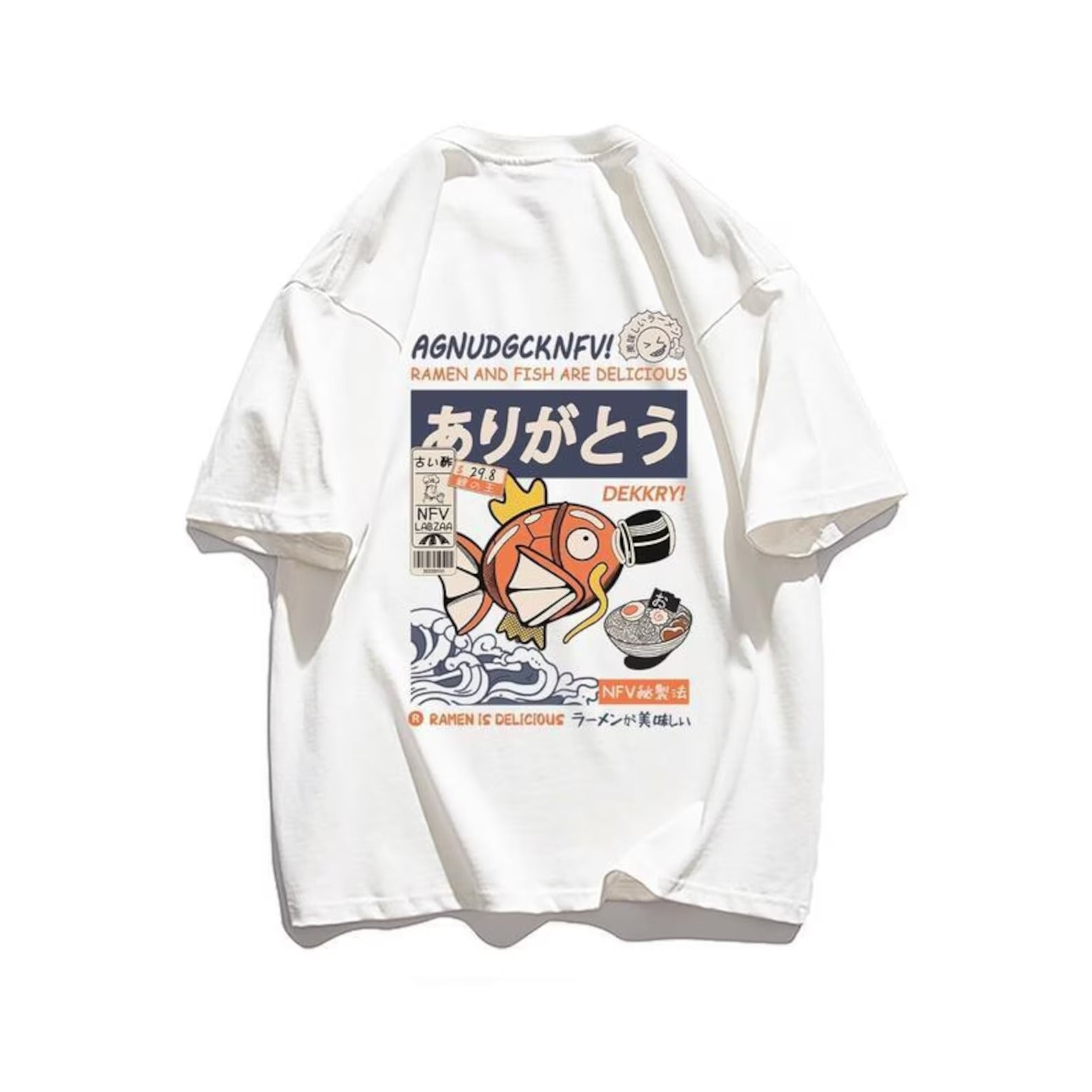 Magikarp - Anime Oversized T-shirt, 4 Anime Sweatshirt