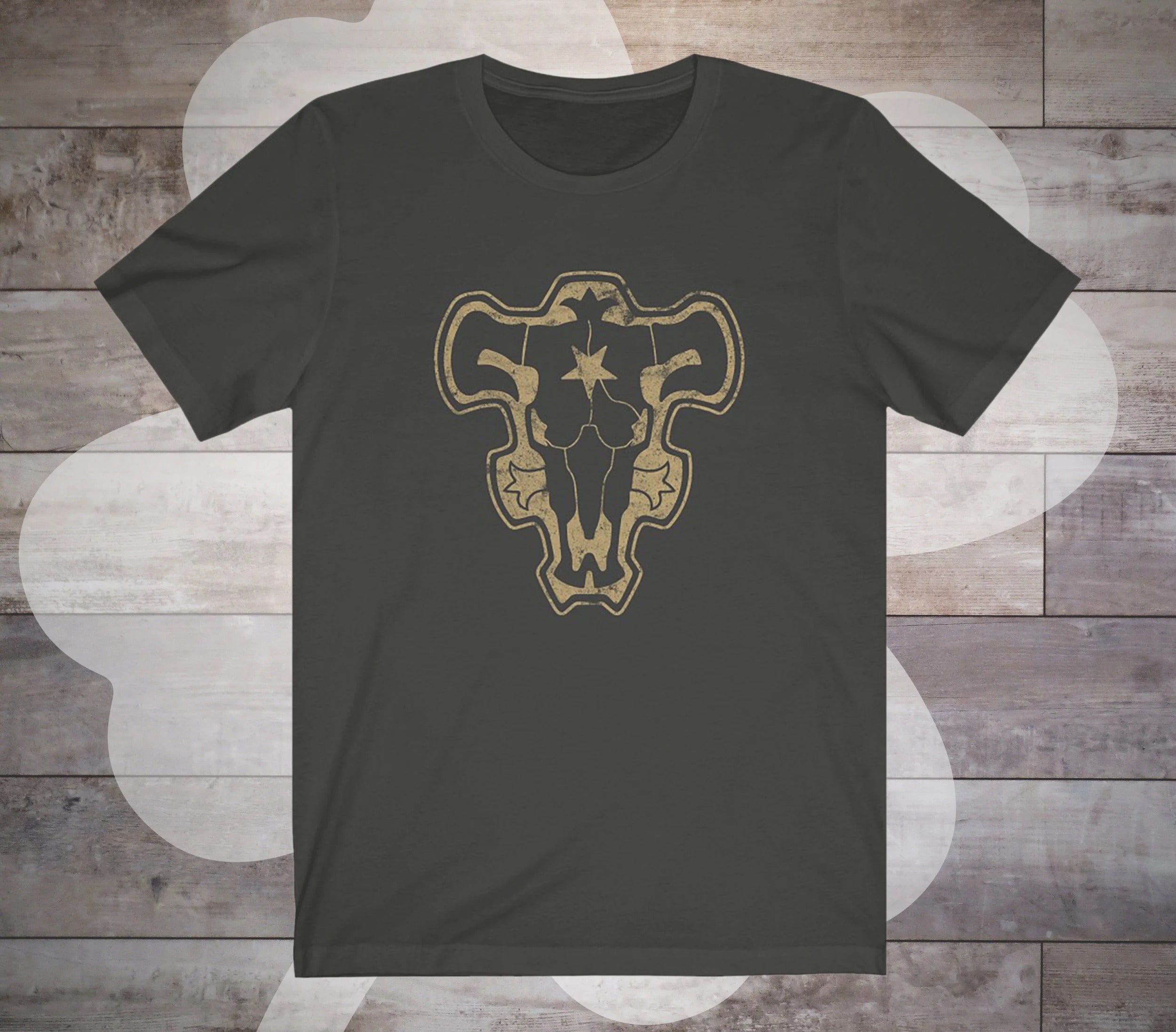 Black Bulls Squad Emblem Unisex Short Sleeve Tee
