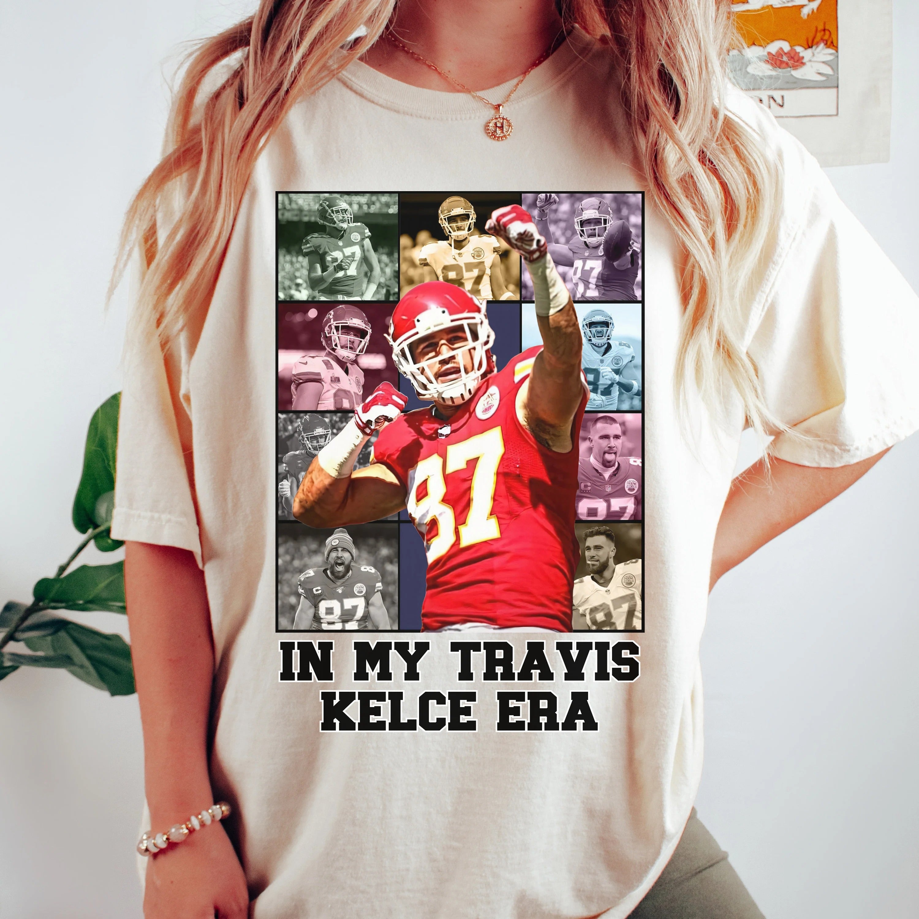 Travis Kelce Shirt, Kansas City Football Shirt, Kelce Jersey, Comfort Colors Travis Kelce Shirt