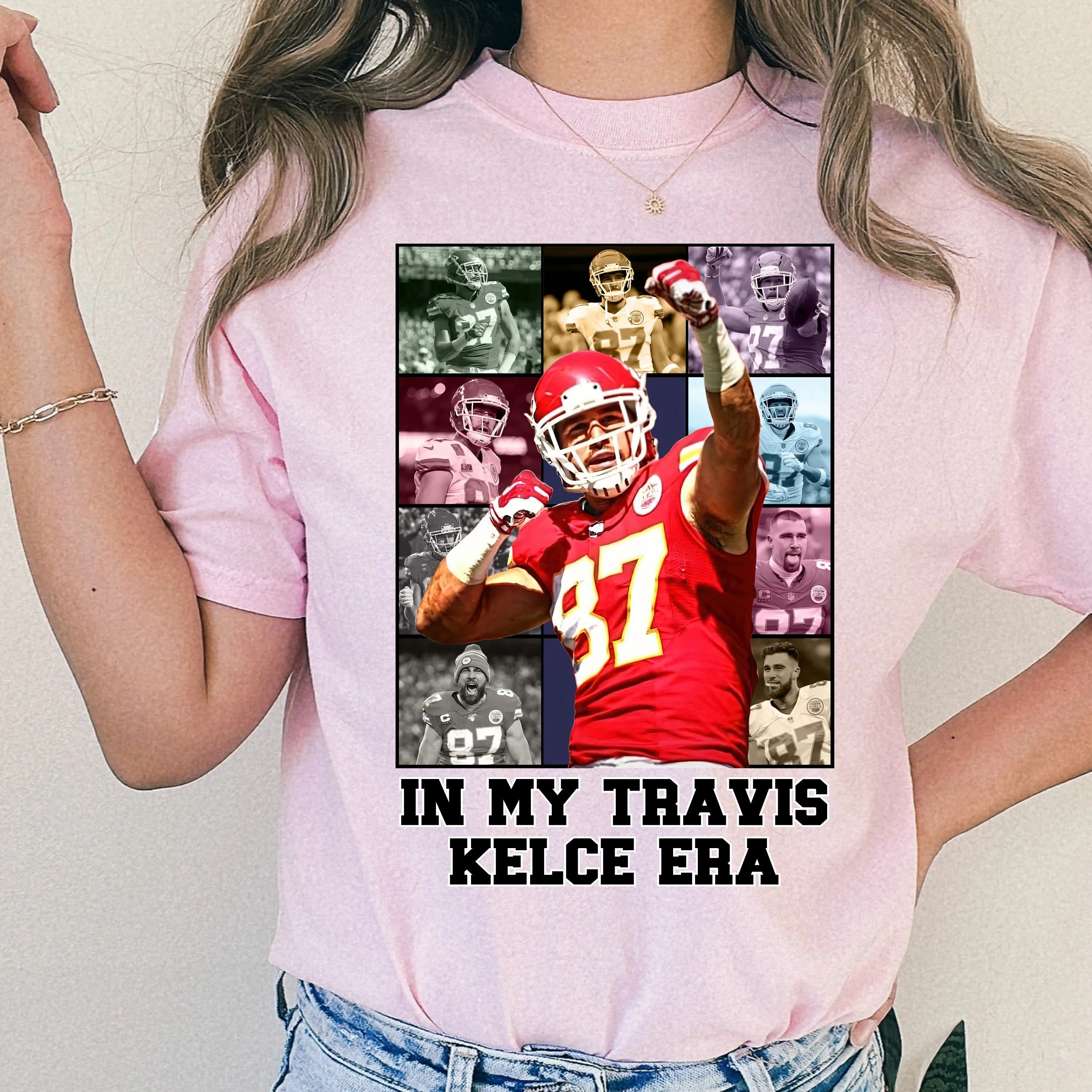 Travis Kelce Shirt, Kansas City Football Shirt, Kelce Jersey, Comfort Colors Travis Kelce Shirt