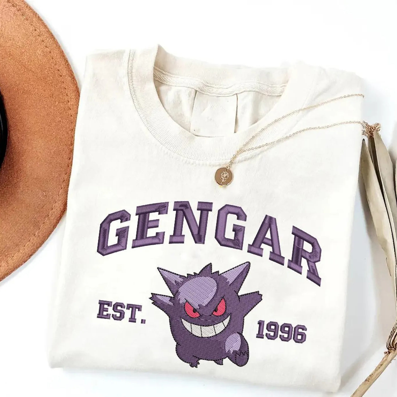 Custom Anime Poke Character Embroidered Sweatshirt