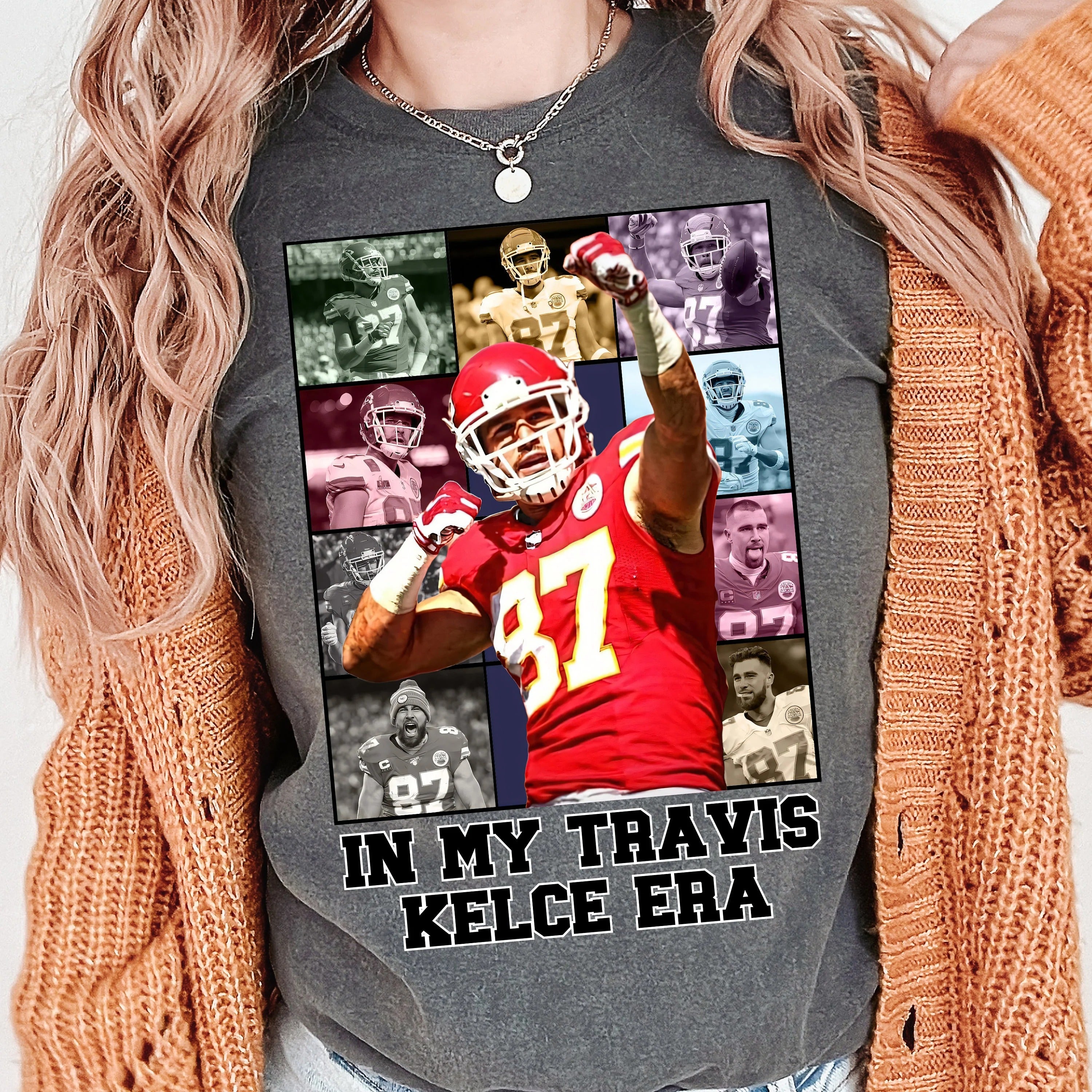 Travis Kelce Shirt, Kansas City Football Shirt, Kelce Jersey, Comfort Colors Travis Kelce Shirt