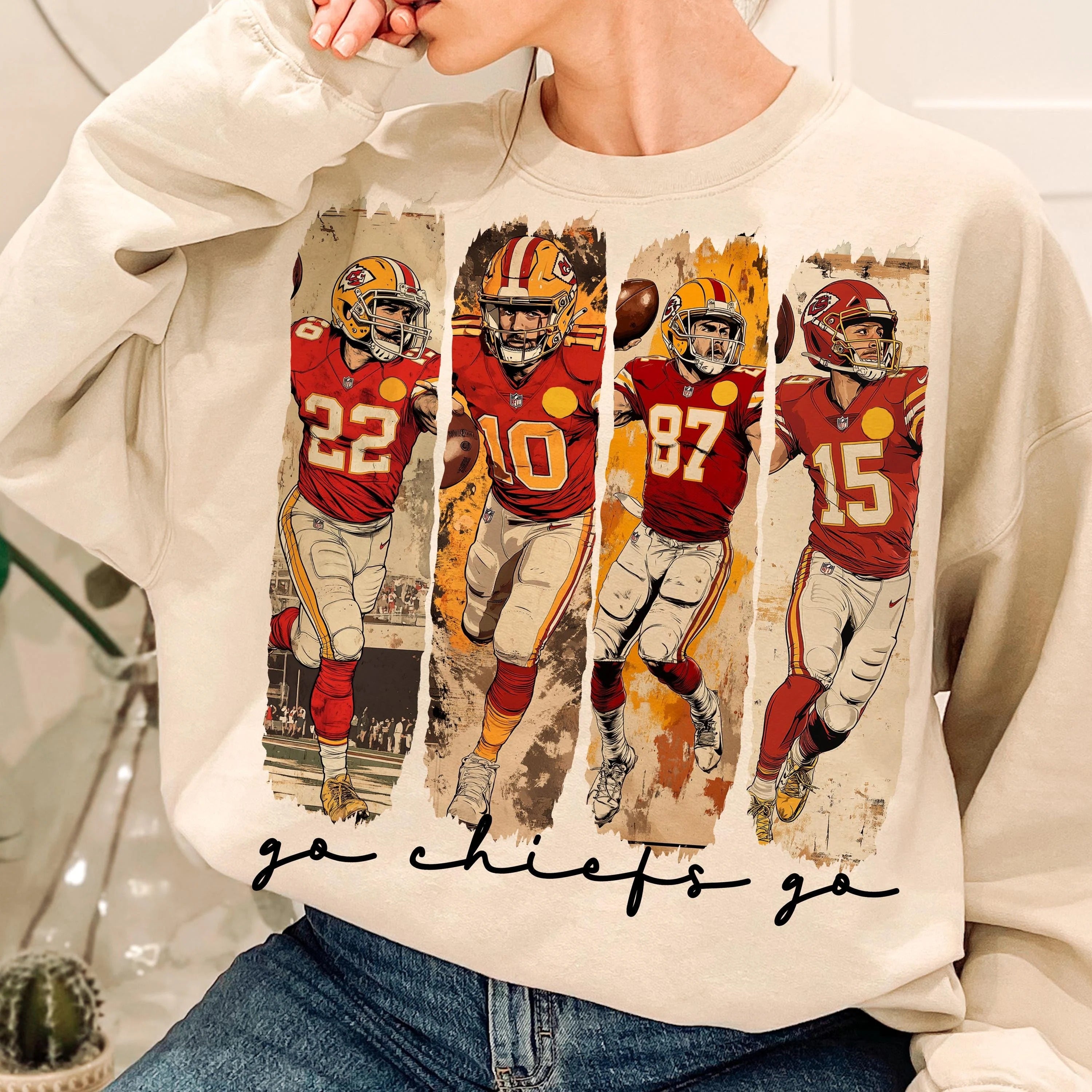 Football kelce mahomes Sweatshirt