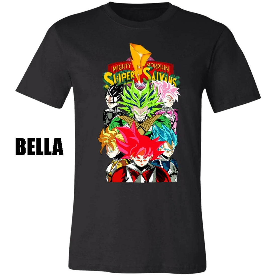 Saiyan Rangers Shirt | Goku | Vegeta | Dragon Ball | Power Ranger
