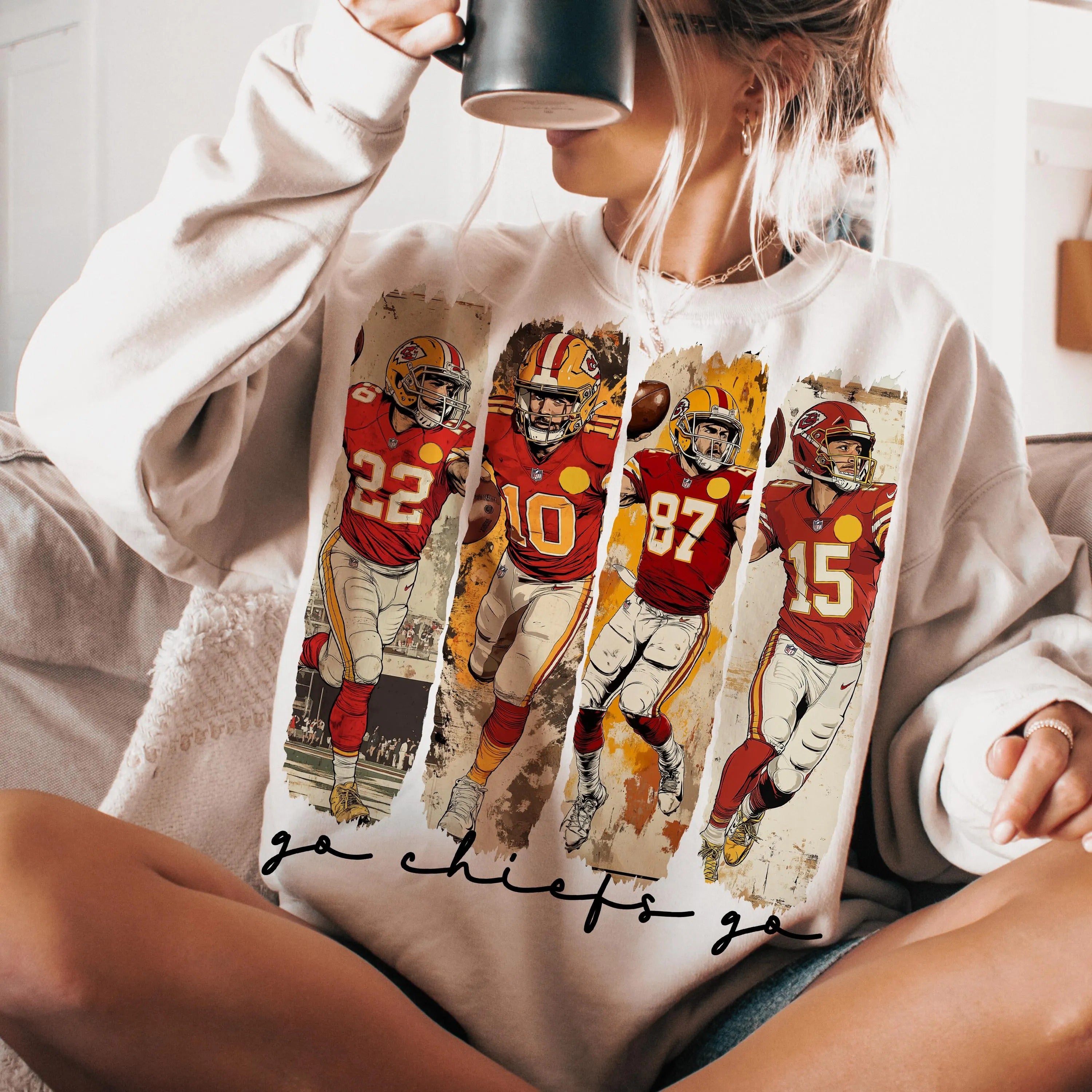 Football kelce mahomes Sweatshirt