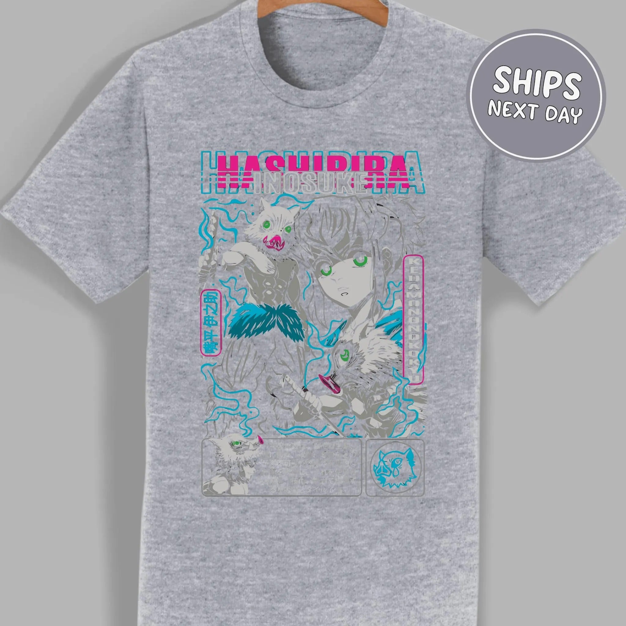Inosuke Demon Slay Shirt Anime Demon Shirt Slayer Anime Shirt