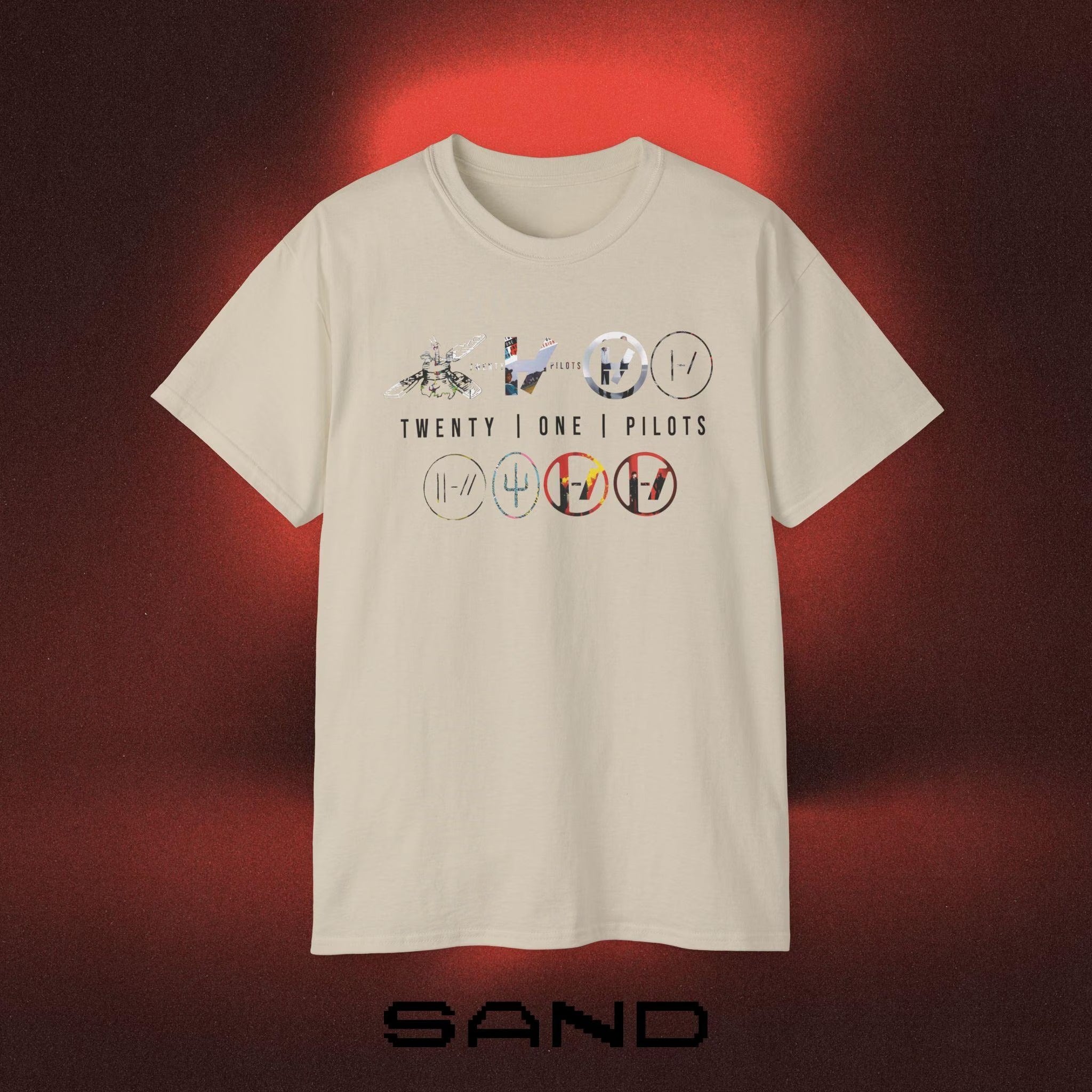 Twenty One Pilots Album Covers Collage T-Shirt