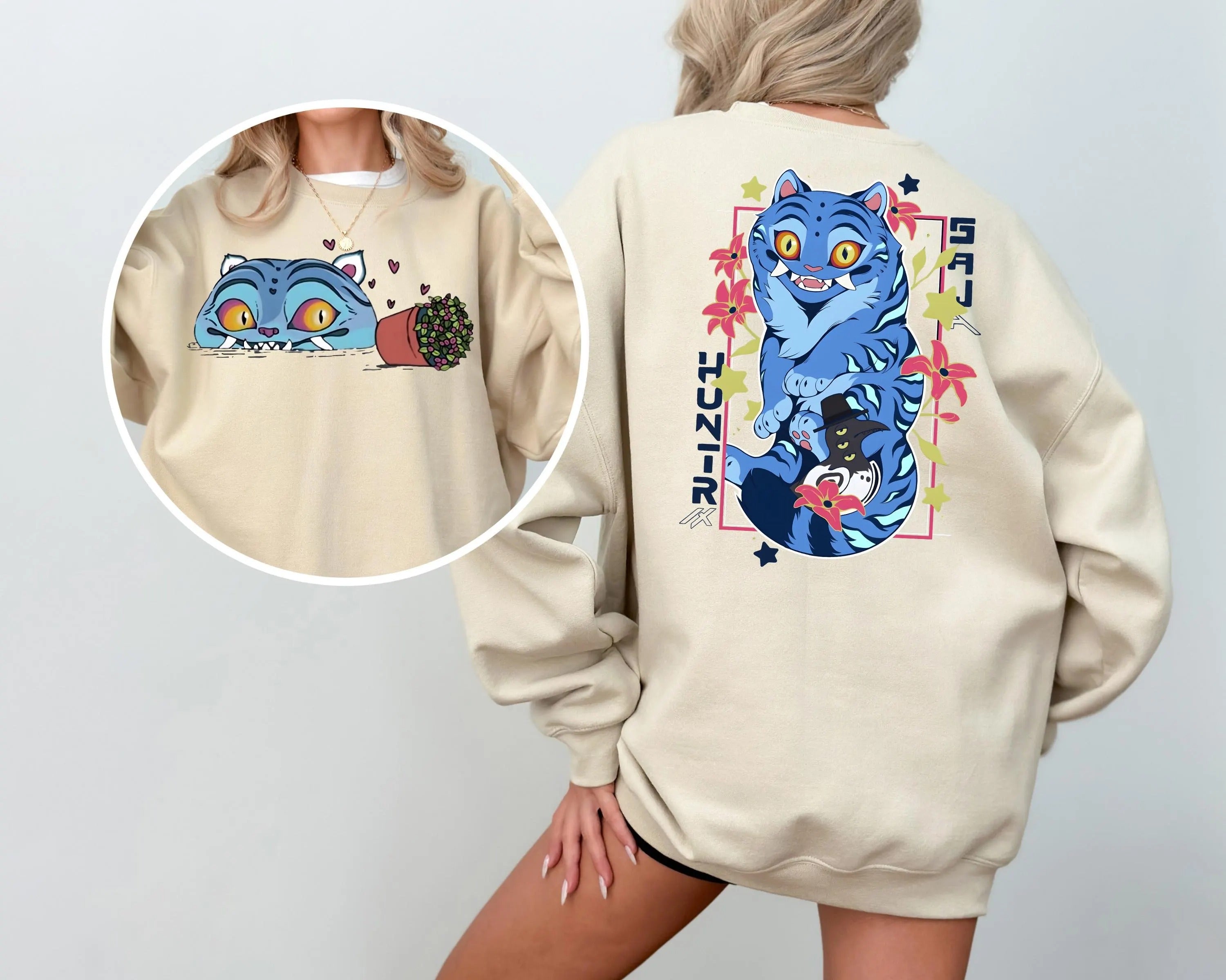 Hunters Tiger fan Sweatshirt, Kpop Saja Boys Sweater