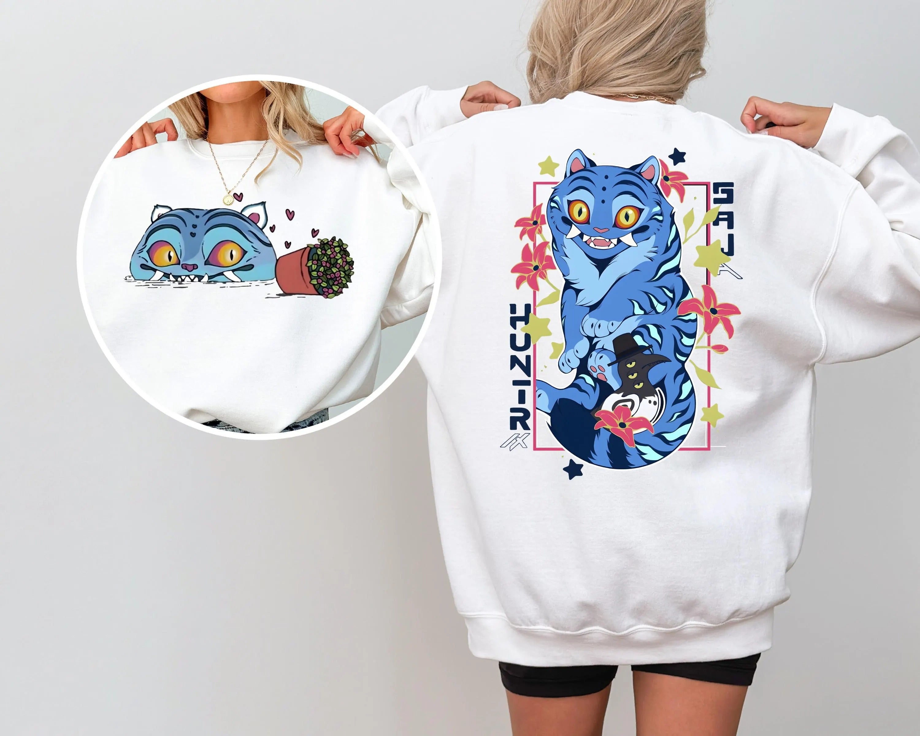 Hunters Tiger fan Sweatshirt, Kpop Saja Boys Sweater