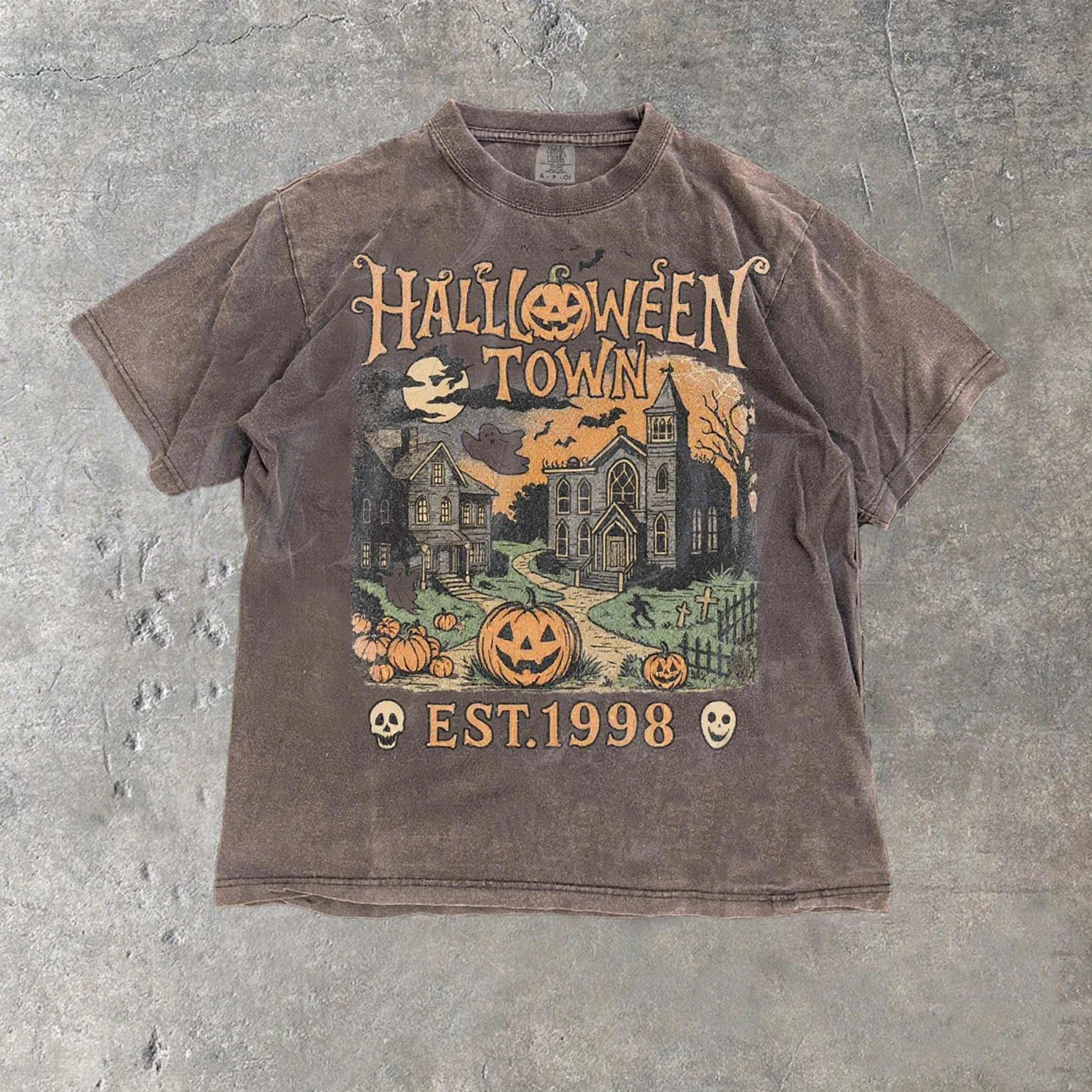 Halloweentown Est 1998 Vintage 90s Style Graphic T-Shirt