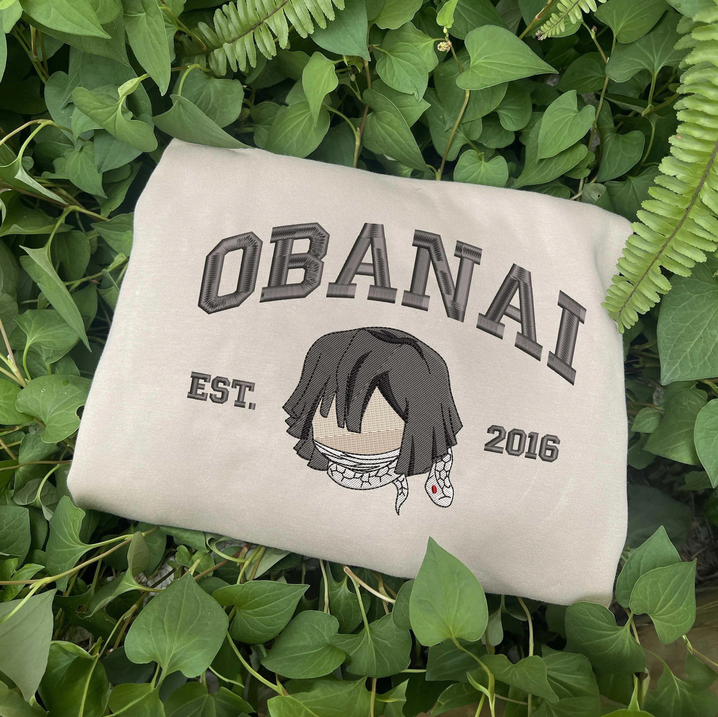 Anime Embroidered Sweatshirt, Embroidered Anime Shirt