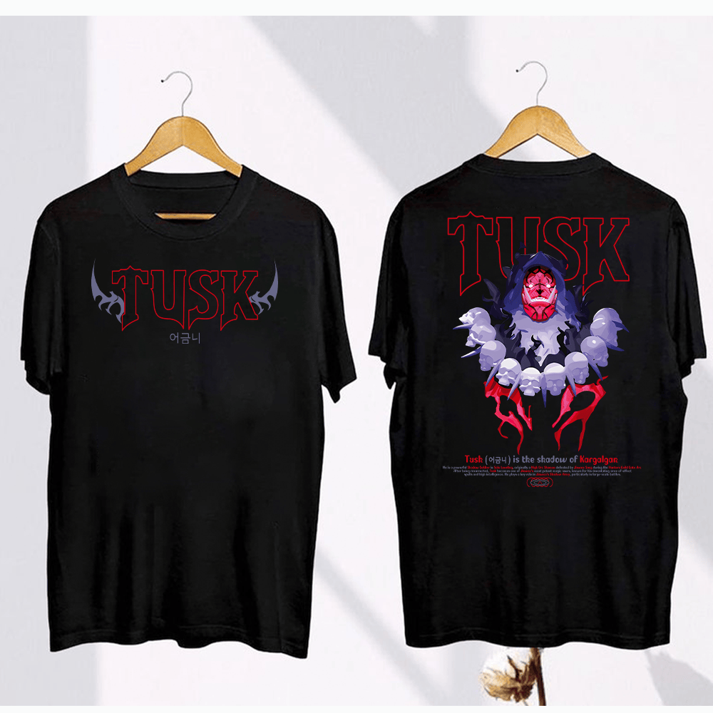 Tusk Shadow Solo Leveling T-Shirt, Solo Leveling Arise T-shirt