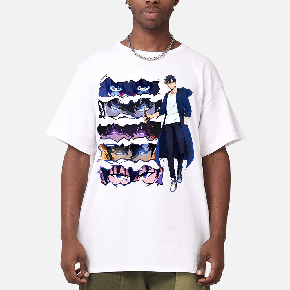 Sung Jin- woo T-shirt, Shadow monarch shirt, Solo Leveling T-shirt