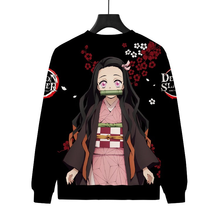 Anime wholesale Demon Slayer Boys And Girls 3D printing Sweatshirt