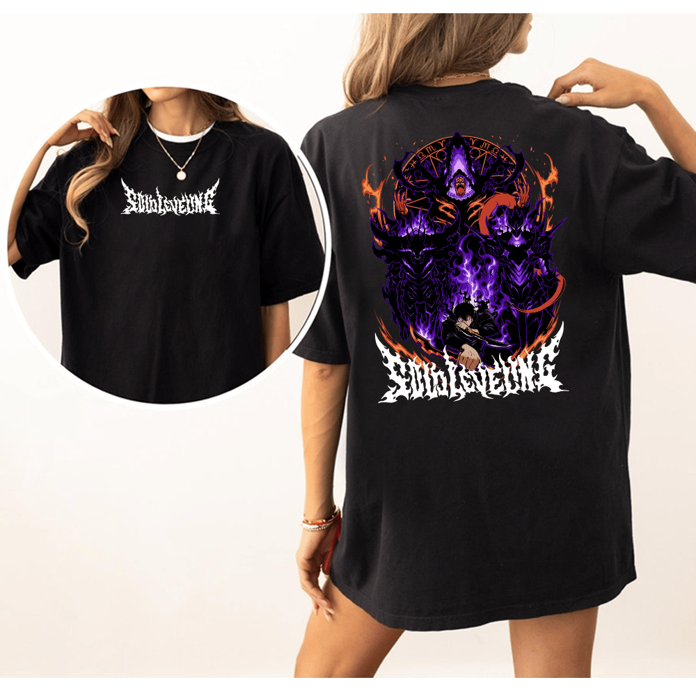 Solo Leveling, Sung Jin Woo shirt, shadow monarch T-Shirt