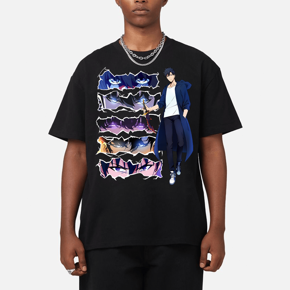 Sung Jin- woo T-shirt, Shadow monarch shirt, Solo Leveling T-shirt