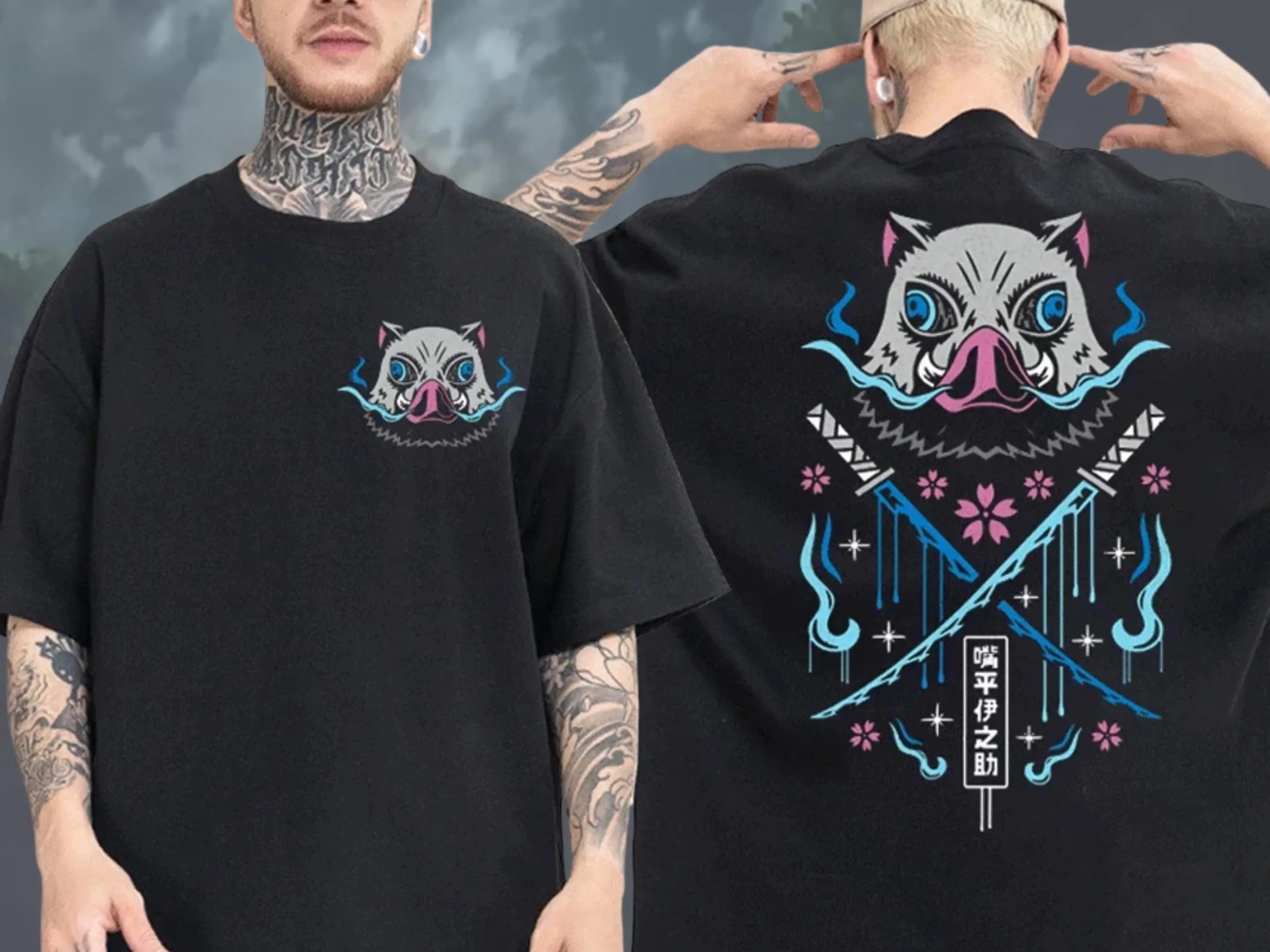 Demon Slayer Oversized Anime T-Shirt