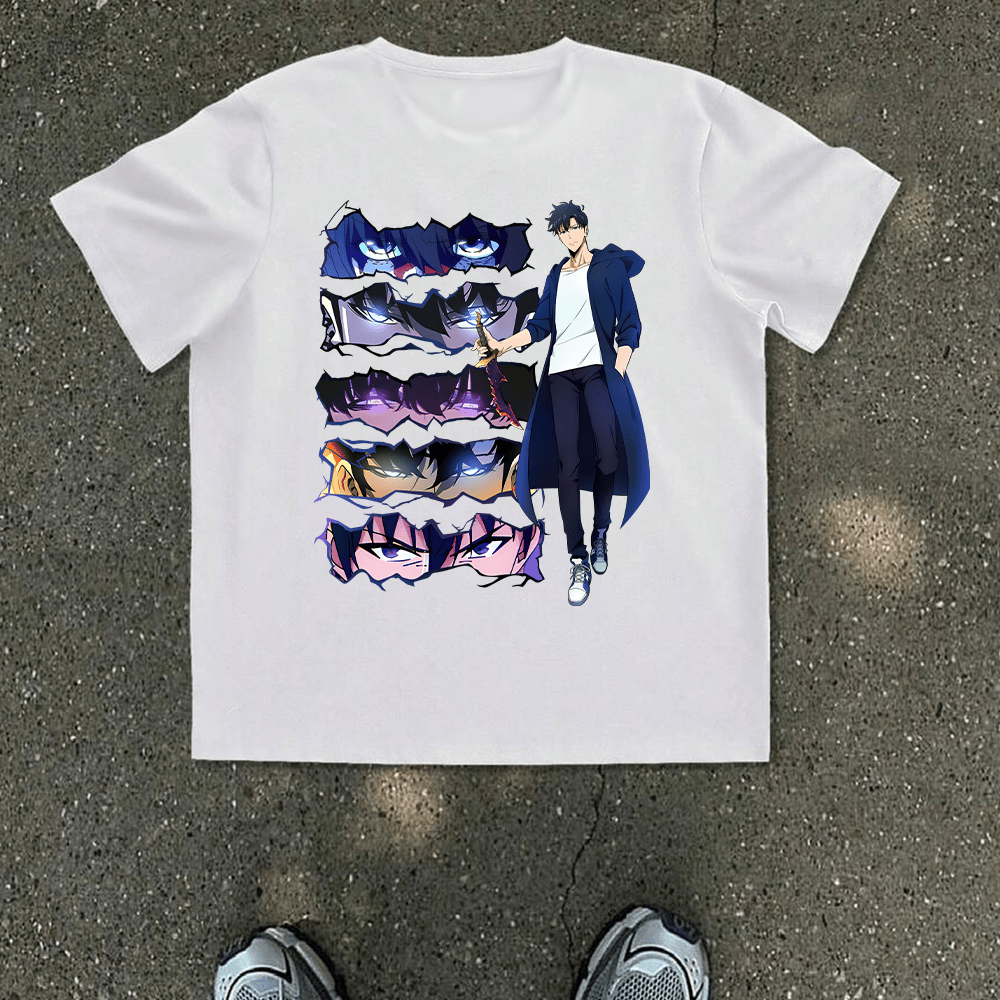 Sung Jin- woo T-shirt, Shadow monarch shirt, Solo Leveling T-shirt