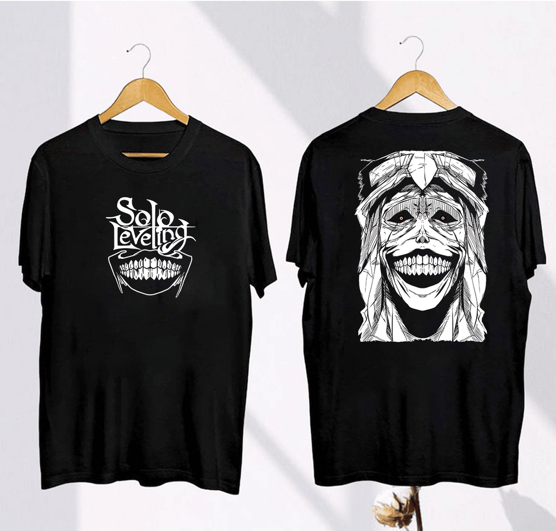 Solo Leveling Unisex Tee, Manga Fan Shirt, Graphic Print T-Shirt