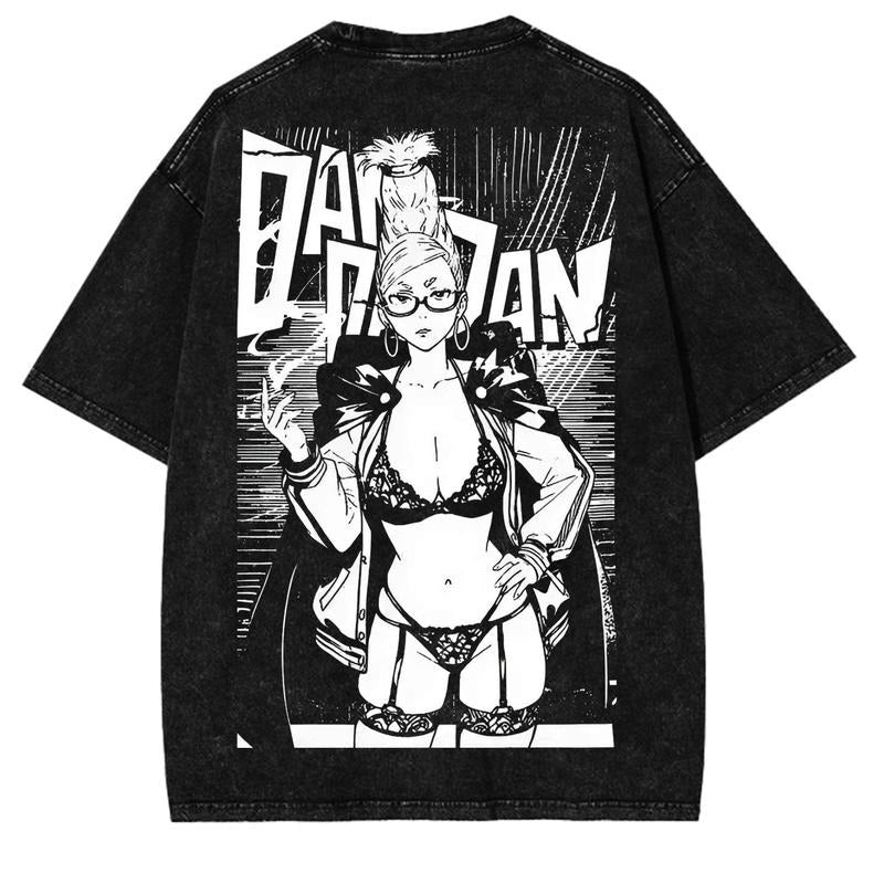 Ayase Seiko - Dandadan Anime | Washed 260GSM Graphic Shirt