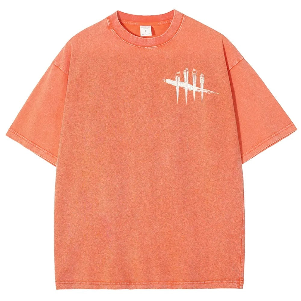 Horror Film Unisex Fit Washed T-Shirt