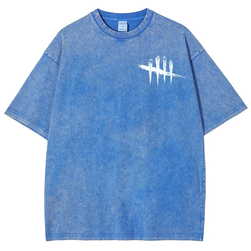 Horror Film Unisex Fit Washed T-Shirt